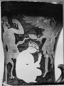 KRATER, CALYX (ATHENIAN, RED-FIGURE)