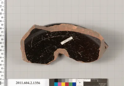 Terracotta fragment of a skyphos (deep drinking cup)