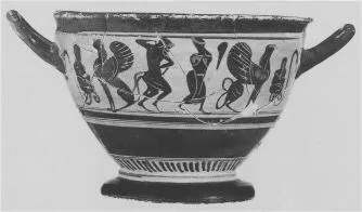 SKYPHOS (ATHENIAN, BLACK-FIGURE)