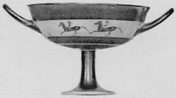 CUP, LITTLE MASTER BAND (ATHENIAN, BLACK-FIGURE)