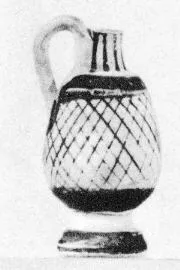 LEKYTHOS (SOUTH ITALIAN, CAMPANIAN, BLACK PATTERN)