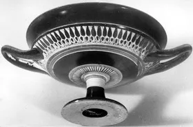 CUP DROOP (ATHENIAN, BLACK-FIGURE)