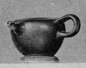 FEEDER (ATHENIAN, BLACK GLAZE)