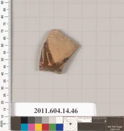 Terracotta fragment from a closed shape