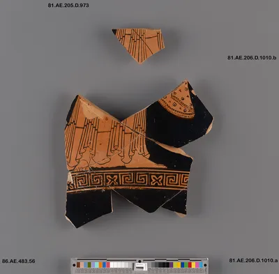 Attic Red-Figure Neck Amphora Fragment