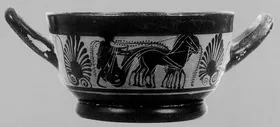 SKYPHOS (ATHENIAN, BLACK-FIGURE)