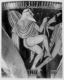 FIGURE VASE (ATHENIAN, RED-FIGURE)