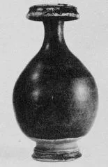 BOTTLE (SOUTH ITALIAN, APULIAN, BLACK GLAZE)