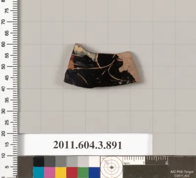 Terracotta fragment of a lekythos (oil flask)