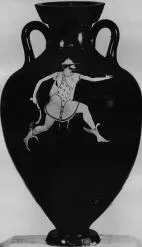 AMPHORA, PANATHENAIC SHAPE (ATHENIAN, RED-FIGURE)