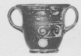 KANTHAROS (SOUTH ITALIAN, APULIAN, BLACK GLAZE)