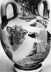 AMPHORA, NECK, FRAGMENTS (ATHENIAN, RED-FIGURE)
