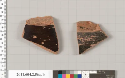 Terracotta fragments of a pot