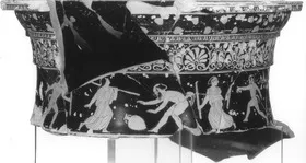 KRATER, VOLUTE, FRAGMENT (ATHENIAN, RED-FIGURE)