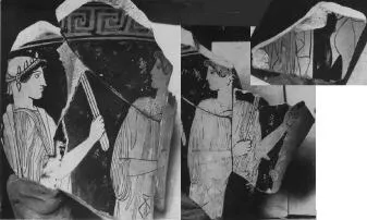 STAND, FRAGMENTS (ATHENIAN, RED-FIGURE)