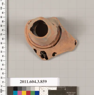 Terracotta fragment of a lekythos (oil flask)