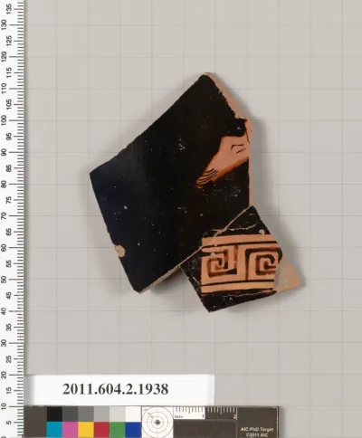 Terracotta fragment of a Nolan neck-amphora (jar)