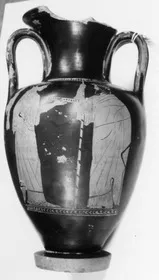 AMPHORA, NECK (ATHENIAN, RED-FIGURE)