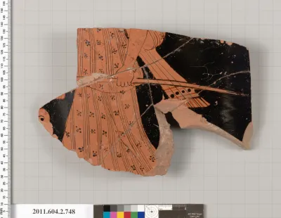 Terracotta fragment of a calyx-krater (bowl for mixing wine and water)