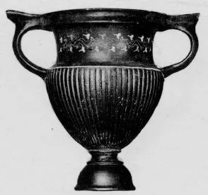 KRATER (SOUTH ITALIAN, CAMPANIAN, BLACK GLAZE)
