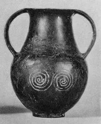 AMPHORISKOS (ETRUSCAN, BUCCHERO)