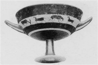 CUP, LITTLE MASTER BAND (ATHENIAN, BLACK-FIGURE)