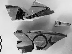 KRATER, COLUMN, FRAGMENTS (ATHENIAN, BLACK-FIGURE)