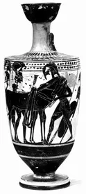 LEKYTHOS (ATHENIAN, BLACK-FIGURE)