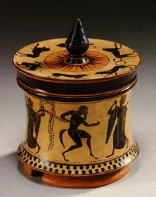 PYXIS (ATHENIAN, BLACK-FIGURE)