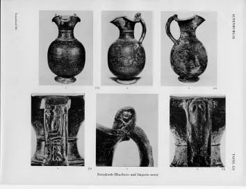 OINOCHOE (ETRUSCAN, BUCCHERO AND IMPASTO NERO)