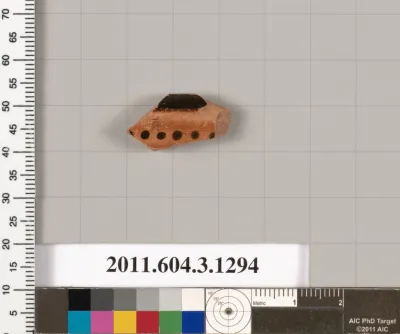 Terracotta fragment of a skyphos (deep drinking cup)