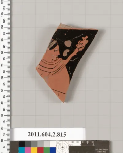 Terracotta fragment of a bell-krater (bowl for mixing wine and water)