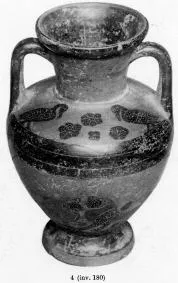 AMPHORA, NECK (SOUTH ITALIAN, CAMPANIAN, BLACK-FIGURE)