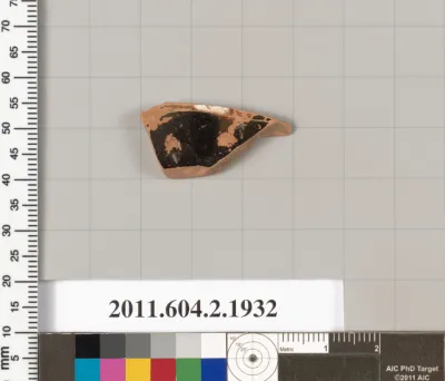 Terracotta fragment of a skyphos (deep drinking cup)