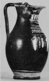 OINOCHOE (SOUTH ITALIAN, GNATHIAN, BLACK GLAZE)