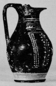 OINOCHOE (SOUTH ITALIAN, GNATHIAN, BLACK GLAZE)