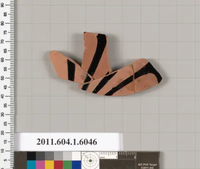 Terracotta fragment of a kylix (drinking cup)