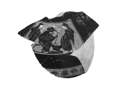 Attic Black-Figure Kalpis Fragment
