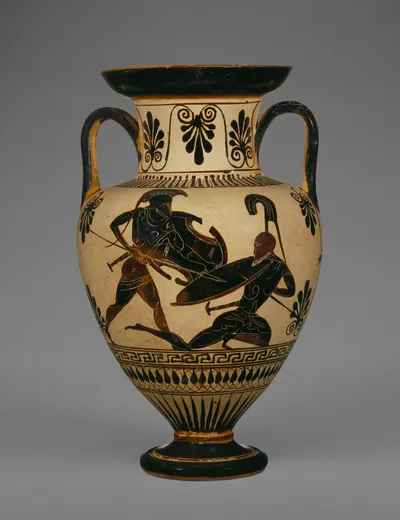 Attic Black-Figure Neck Amphora