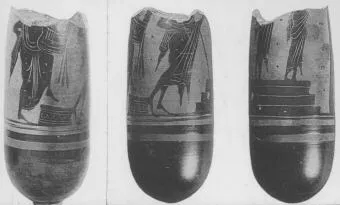 ALABASTRON FRAGMENT (ATHENIAN, BLACK-FIGURE)