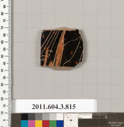 Terracotta fragment of a lekythos (oil flask)