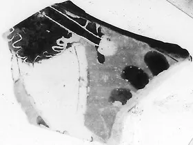 AMPHORA, NECK, FRAGMENT (ATHENIAN, BLACK-FIGURE)