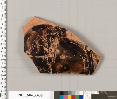 Terracotta fragment of a neck-amphora (jar)