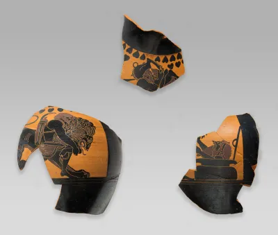 Fragments of a terracotta amphora (jar)