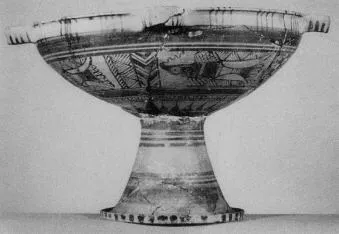 BOEOTIAN BIRD CUP (BOEOTIAN, OUTLINE)