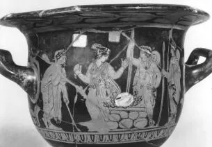 KRATER, BELL (ATHENIAN, RED-FIGURE)