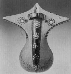 FIGURE VASE, ALABASTRON (EAST GREEK)