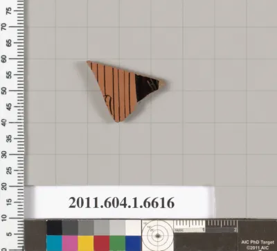 Terracotta fragment of a kylix (drinking cup)