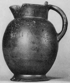 OINOCHOE (ETRUSCAN, BUCCHERO)