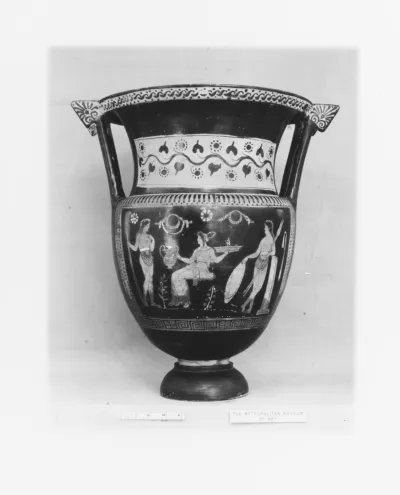 Terracotta column-krater (mixing bowl)